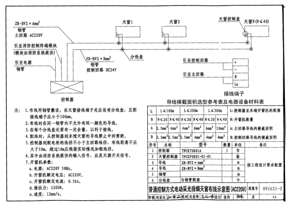 普通控制方式布线示意图